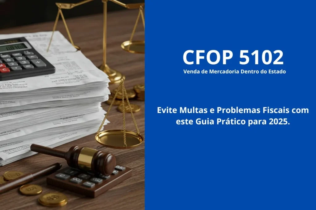 CFOP 5102 evite multas problemas fiscais guia 2025.