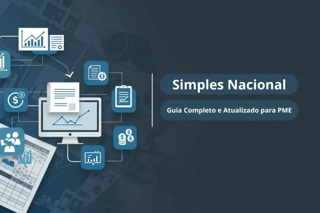 Simples Nacional 2025: Guia completo e atualizado para PMEs. Tudo sobre emissão de notas, declarações, planejamento e como evitar riscos!