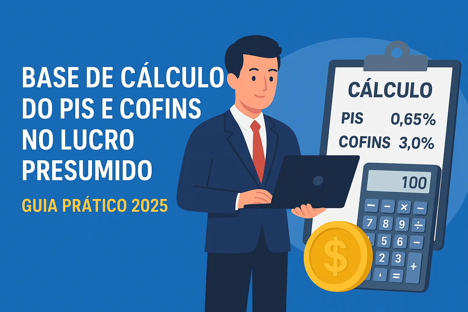 Base de Cálculo do PIS e COFINS no Lucro Presumido: Guia Prático 2025