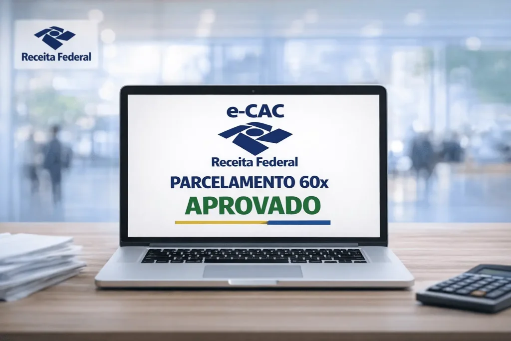 Saiba como parcelar débitos na Receita Federal em até 60x pelo e-CAC — 100% digital