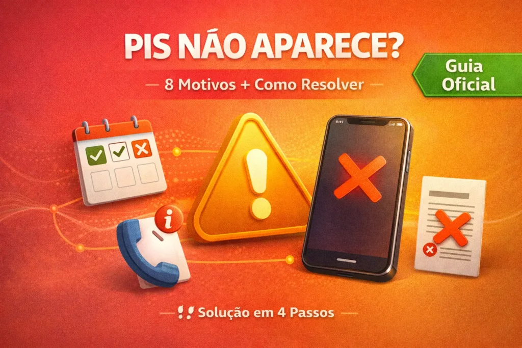 PIS 2026 não aparece na consulta - Guia completo com 8 motivos e passo a passo oficial para resolver