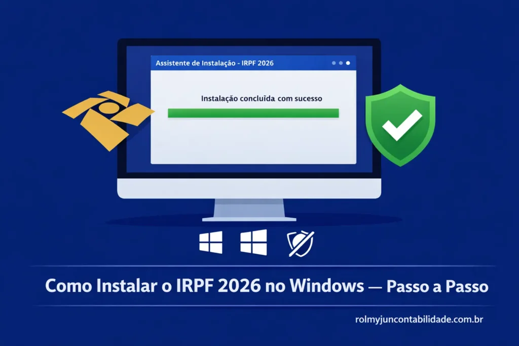 Como instalar o programa IRPF 2026 no Windows 10 e 11 — passo a passo completo